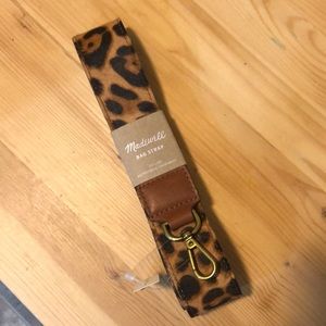 Madewell cheetah bag strap